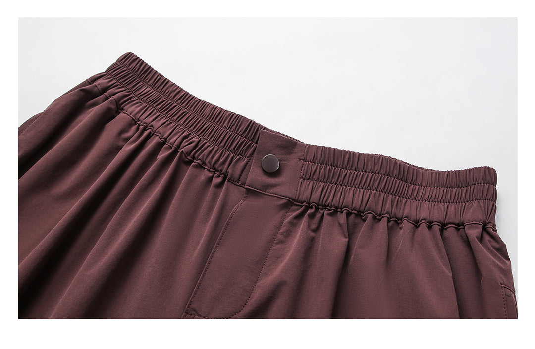 Street Relaxed Wide-Leg Banding Pants TSBP0276