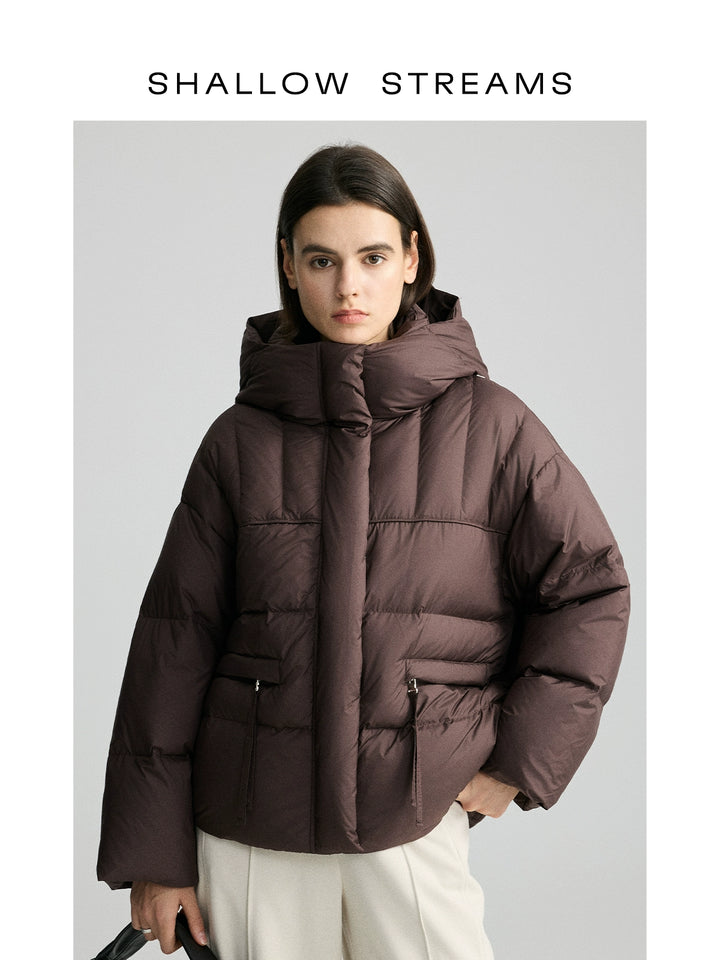 Vintage Down Hooded Puffer Jacket SSDJ0077