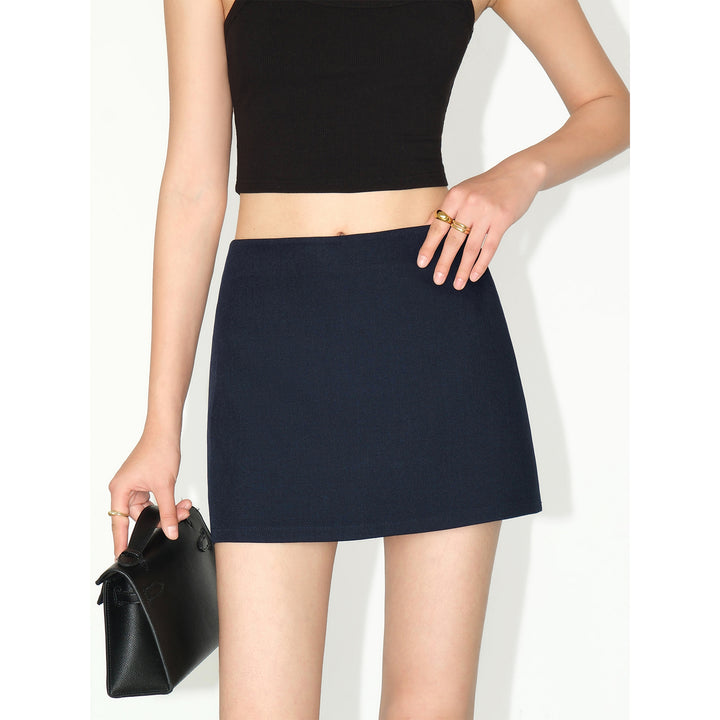 Sculpted Sleeveless Blazer Mini Set NHMS0180