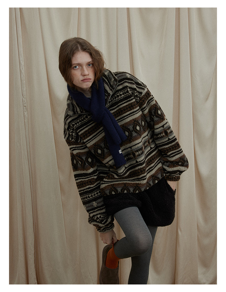 Vintage Lambswool Fleece Jacket BMFJ0293