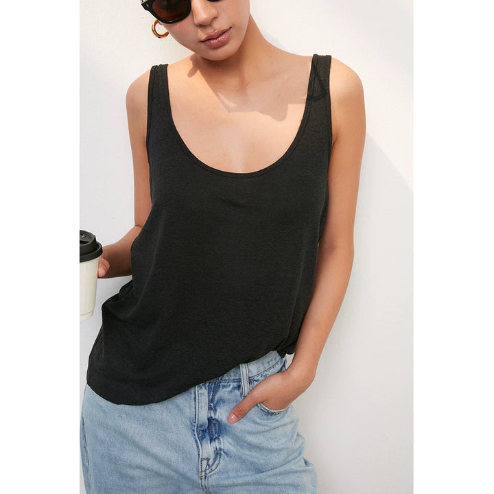 Everyday Scoop Linen Tank DGLT0201