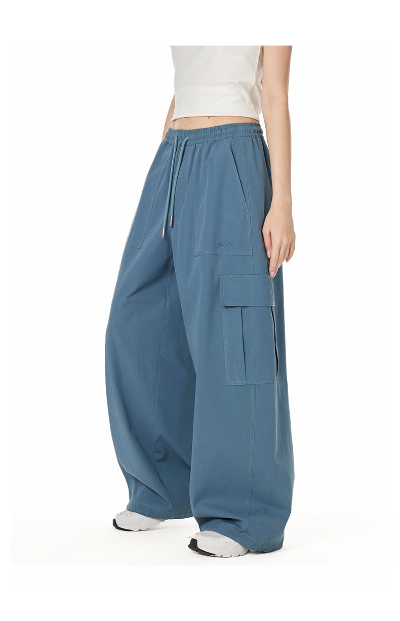 Urban Street Cotton Cargo Wide-Leg Pants TSCP0277