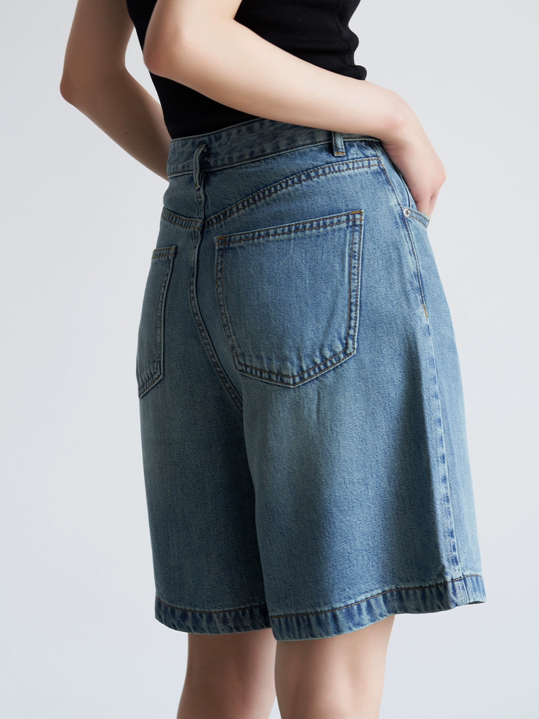 SoftEdge Washed Denim Shorts SSDS0221