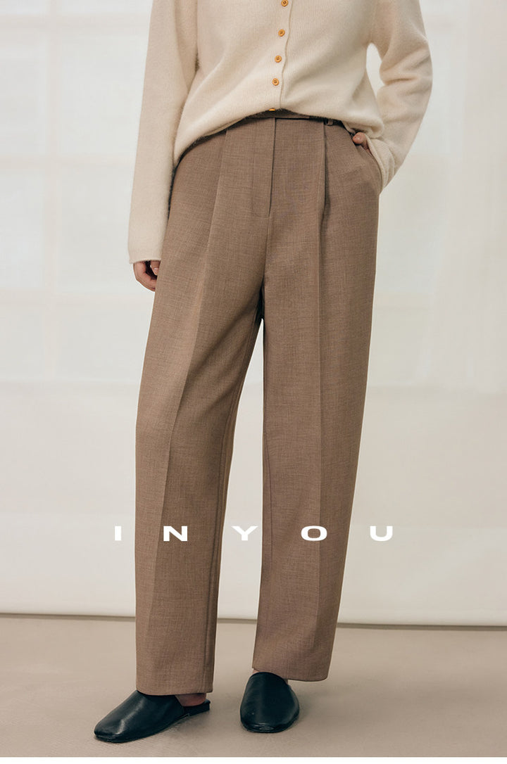 Tailored Ease Wool-Blend Slacks IYWS0320