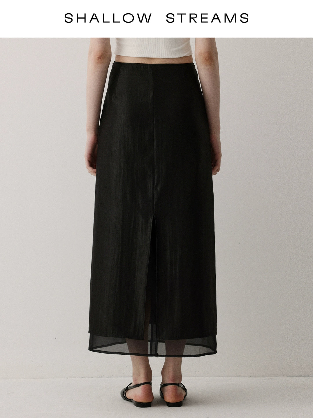 Sheer Flow Midi Skirt SSMS0222