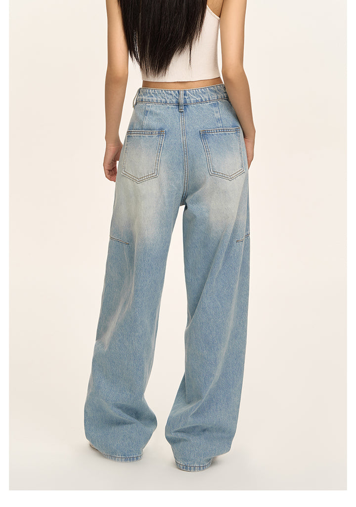 CloudEase Wide-Leg Denim Pants CVDP0158