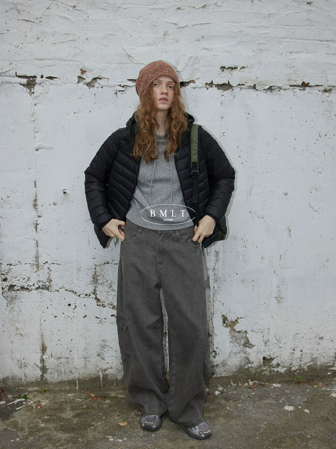 BMLT gray new national standard 90 white duck down winter light and light hooded rib down jacket cold protection and warm liner jacket