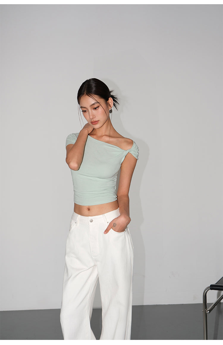 AsymSoft One-Shoulder Tee NHST0189