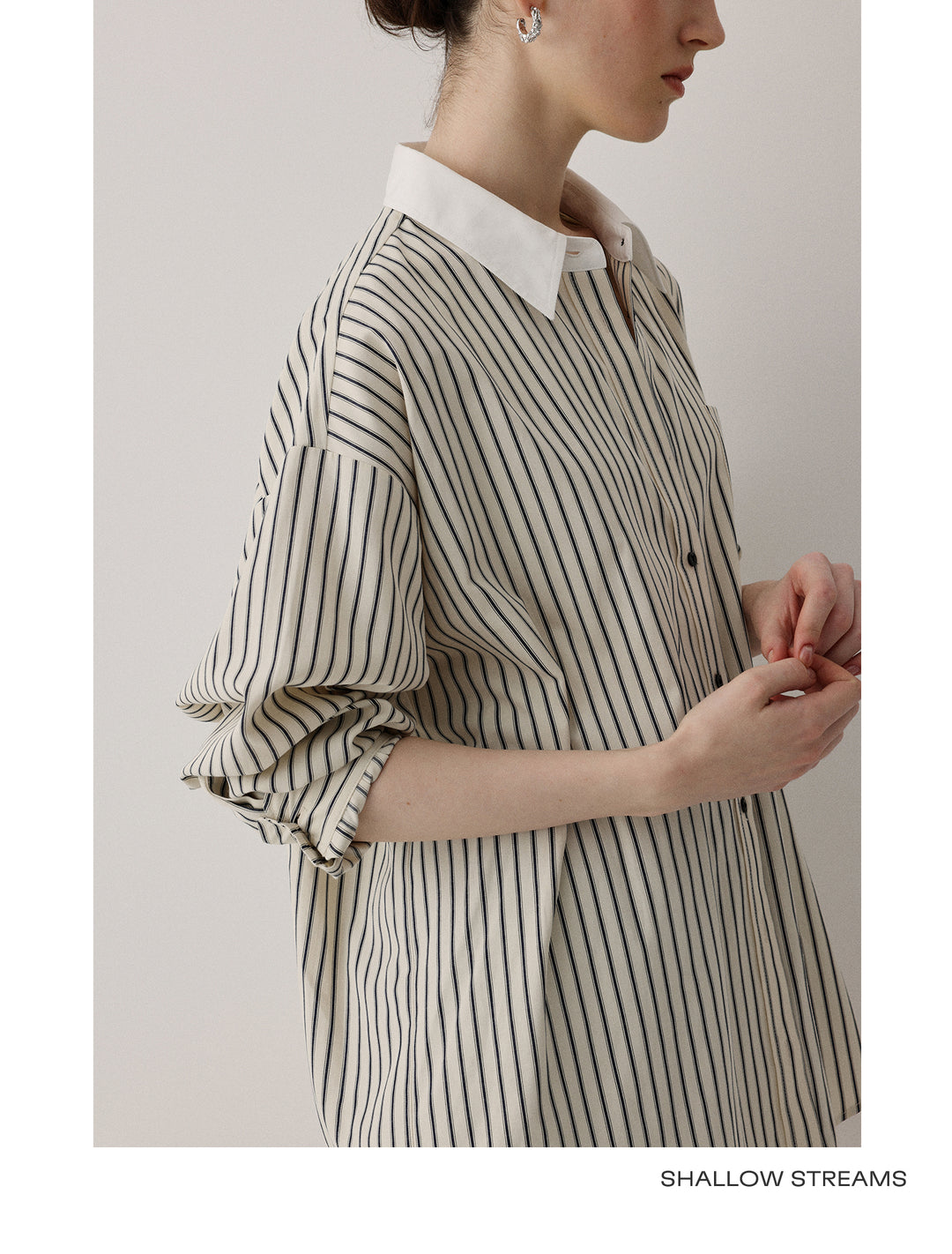 Coastal Line Oversized Shirt SSOS0186