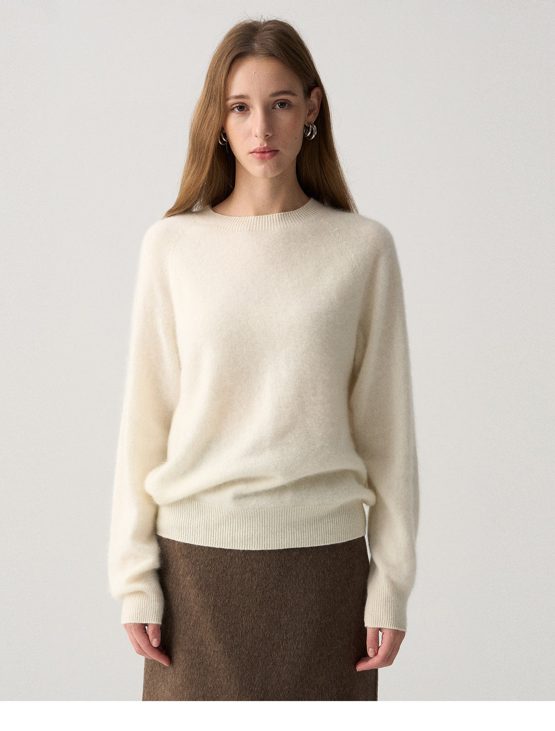 Pure Cloud Wool Knit Sweater SSKS0324