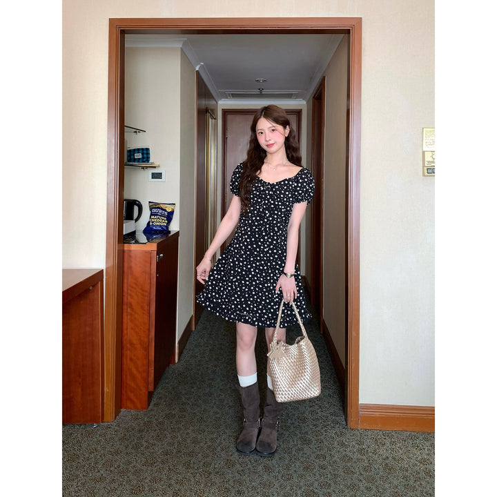 Midnight Daisy Mini Dress WSMD0338