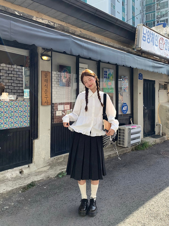 Pure Muse Frill Blouse WSFB0333