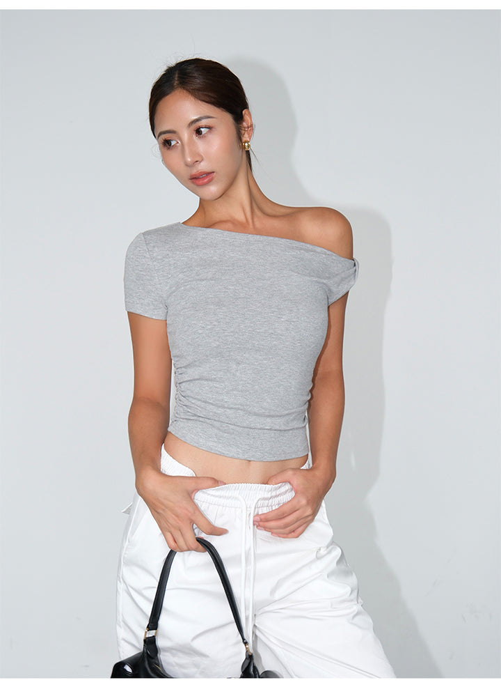 AsymSoft One-Shoulder Tee NHST0189