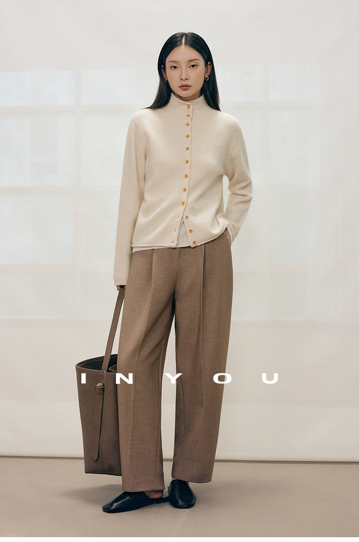 Tailored Ease Wool-Blend Slacks IYWS0320