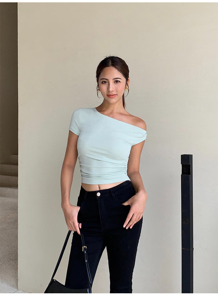 AsymSoft One-Shoulder Tee NHST0189