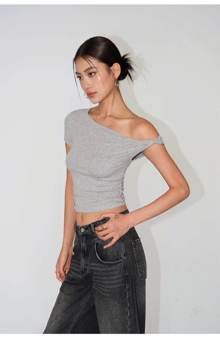 AsymSoft One-Shoulder Tee NHST0189
