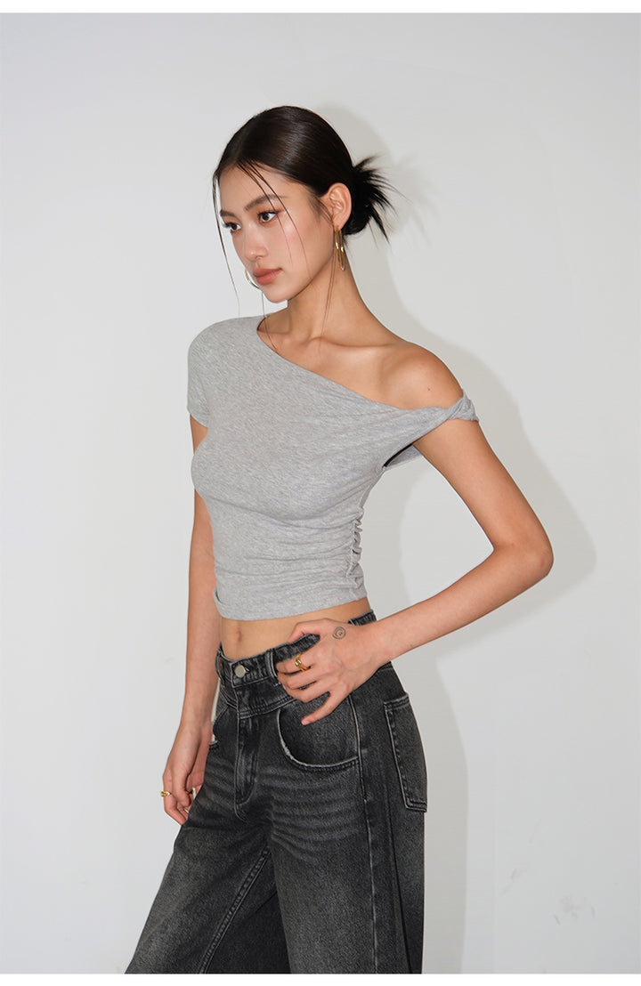 AsymSoft One-Shoulder Tee NHST0189