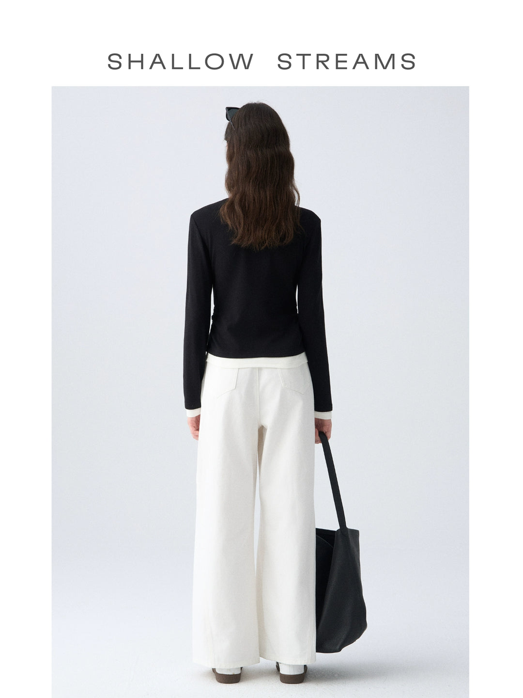 Contrast Layer Knit Cardigan SSKC0287