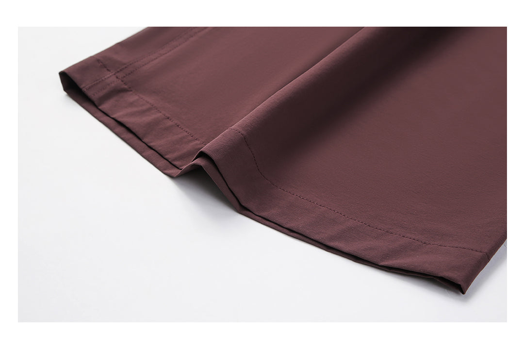 Street Relaxed Wide-Leg Banding Pants TSBP0276