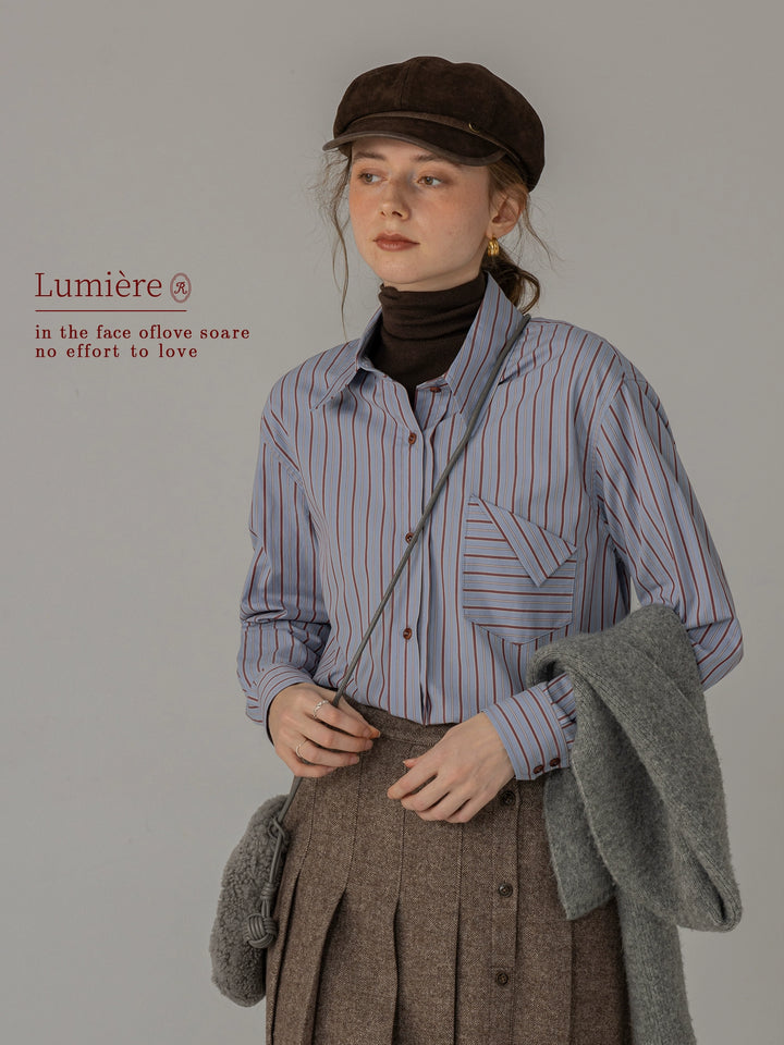 Liberty Striped Cotton Shirt DACS0119
