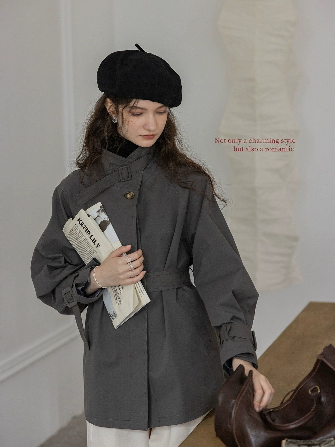 High-End Classic Belted Jacket DABJ0106