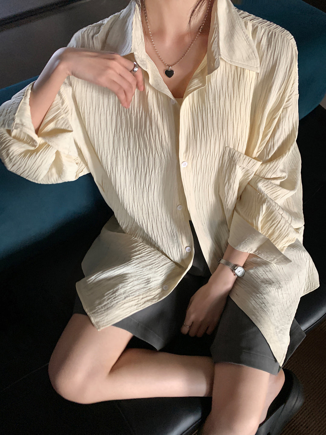 Cloud Veil Crinkle Shirt VWCS0341