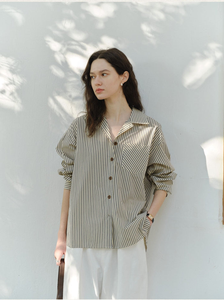 Heritage Stripe Relaxed Shirt CCSS0147