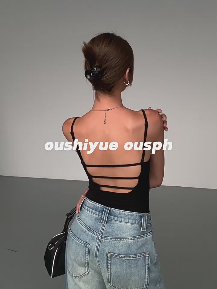 Strappy Halo Back Cami OUSC0240