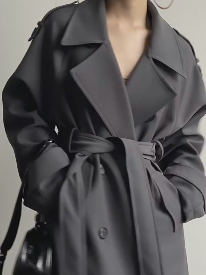 Double-Breasted Trench Coat ACTC0001
